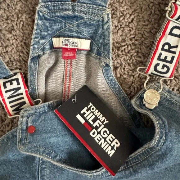 Tommy Hilfiger• y2k style denim overall short dress - Picture 7 of 9